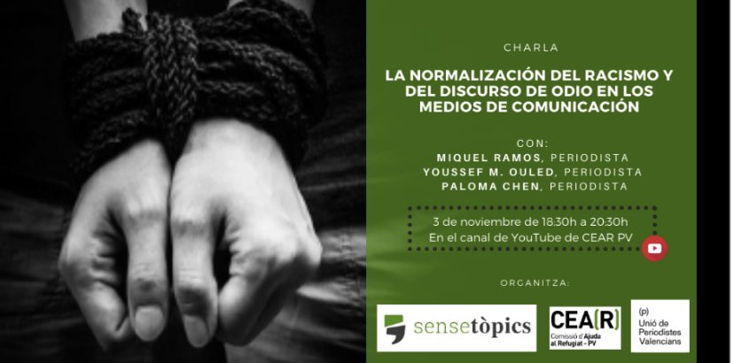 Charla OnLine «La normalización del racismo y el discurso del odio en los medios de comunicación»